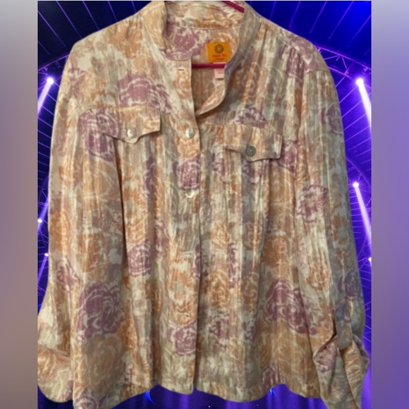 Ruby Rd Top/Jacket size 16W - Picture 1 of 8